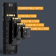 Kép 3/10 - Qoltec alumínium M.2 SSD ház grafit színben