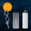 Kép 5/14 - Qoltec Mini Alumínium Ház M.2 SSD 2TB ezüst színben