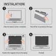 Kép 10/10 - Qoltec adatvédelmi szűrő MacBook Air 13.6"