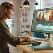 Kép 8/9 - Qoltec 21.5" kékfény szűrő tükröződésmentes bevonattal