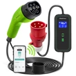 Kép 1/16 - Qoltec 11kW mobil EV töltő állítható Type2