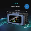 Kép 7/13 - Qoltec intelligens akkumulátortöltő LED kijelzővel