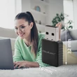 Kép 6/11 - Qoltec vezeték nélküli DUAL mini WiFi adapter fekete színben