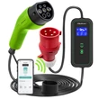 Kép 1/15 - Qoltec mobil EV töltő állítható 2in1 Type 2