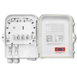 Kép 2/5 - Qoltec 1x8 optikai szálas elosztódoboz fehér színben