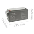 Kép 7/11 - Qoltec 12V 150Ah AGM akkumulátor karbantartásmentes