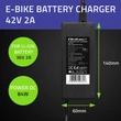 Kép 3/13 - Qoltec töltő e-bike-hoz 36V 42V 2A 5.5*2.5