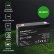 Kép 3/9 - Qoltec 6V 12Ah AGM akkumulátor karbantartásmentes