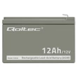 Kép 5/9 - Qoltec 12V 12Ah AGM akkumulátor szürke színben