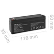 Kép 8/11 - Qoltec 12V 2.3Ah AGM akkumulátor karbantartásmentes