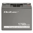 Kép 5/9 - Qoltec 12V 17Ah AGM akkumulátor karbantartásmentes