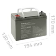 Kép 8/11 - Qoltec 12V 36Ah AGM akkumulátor karbantartásmentes