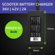 Kép 3/10 - Qoltec 84W töltő elektromos rollerhez és e-bike-hoz