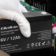 Kép 6/9 - Qoltec 6V 12Ah AGM akkumulátor karbantartásmentes