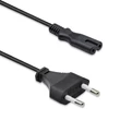 Kép 1/6 - Qoltec IEC C7 tápkábel figura-8 1.4m hosszú