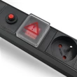 Kép 2/7 - Qoltec 19" RACK túlfeszültségvédős elosztó 16A