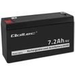 Kép 1/10 - Qoltec 6V 7.2Ah AGM akkumulátor fekete színben