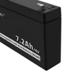 Kép 4/10 - Qoltec 6V 7.2Ah AGM akkumulátor fekete színben
