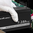 Kép 6/10 - Qoltec 6V 7.2Ah AGM akkumulátor fekete színben