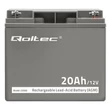 Kép 5/9 - Qoltec 12V 20Ah AGM akkumulátor karbantartásmentes