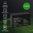 Kép 3/11 - Qoltec 12V 7.2Ah AGM akkumulátor karbantartásmentes