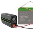 Kép 6/11 - Qoltec 12V 100Ah AGM akkumulátor szürke és zöld színben