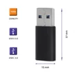 Kép 4/9 - Qoltec USB típus A és C adapter fekete színben