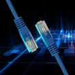 Kép 2/11 - Qoltec 1,8m CAT5E UTP LAN kábel kék színben