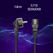 Kép 2/6 - Qoltec IEC C13/SCHUKO tápkábel 1.8m