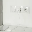 Kép 5/8 - Qoltec GaN 20W fehér töltő USB-C és QC 3.0 porttal