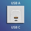 Kép 2/8 - Qoltec GaN 35W töltő USB-C és QC 3.0 porttal
