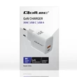 Kép 8/8 - Qoltec GaN 35W töltő USB-C és QC 3.0 porttal