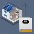 Kép 5/11 - Qoltec hibrid napelemes inverter 3.5kVA LCD kijelzővel
