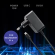 Kép 3/12 - Qoltec 15W PD töltő Raspberry PI 4-hez, fekete színben