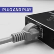 Kép 5/10 - Qoltec 1x2 port RJ45 splitter mini SWITCH alumínium házban