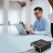 Kép 7/10 - Qoltec 1x2 port RJ45 splitter mini SWITCH alumínium házban