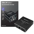 Kép 10/10 - Qoltec 1x2 port RJ45 splitter mini SWITCH alumínium házban