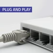 Kép 6/9 - Qoltec hálózati switch 8 RJ45 porttal
