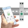 Kép 2/10 - Qoltec Wi-fi DIN sínre szerelhető relé árammérővel