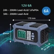Kép 8/11 - Qoltec intelligens mikroprocesszoros akkumulátortöltő LCD kijelzővel