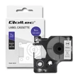 Kép 1/6 - Qoltec DYMO D1 40913 címkeszalag fehér fekete felirattal