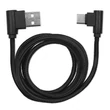 Kép 6/6 - Qoltec USB-C típusú kábel férfi 1m fekete színben