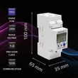 Kép 3/9 - Qoltec egyfázisú elektronikus energiafogyasztás mérő DIN sínre