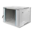 Kép 6/10 - Qoltec 19" RACK szekrény edzett üvegajtókkal szürke színben