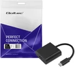 Kép 6/9 - Qoltec USB-C 3.1 adapter HDMI 4K felbontással