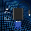Kép 2/9 - Qoltec USB-C 3.1 VGA adapter Full HD 1080P
