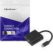 Kép 6/9 - Qoltec USB-C 3.1 VGA adapter Full HD 1080P