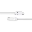 Kép 9/10 - Qoltec USB 3.1 típusú C férfi kábel 1m fehér színben