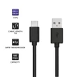 Kép 3/8 - Qoltec USB 3.1 C férfi kábel 1m hosszúságban