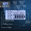 Kép 3/9 - Qoltec mikroprocesszoros akkumulátortöltő LCD kijelzővel